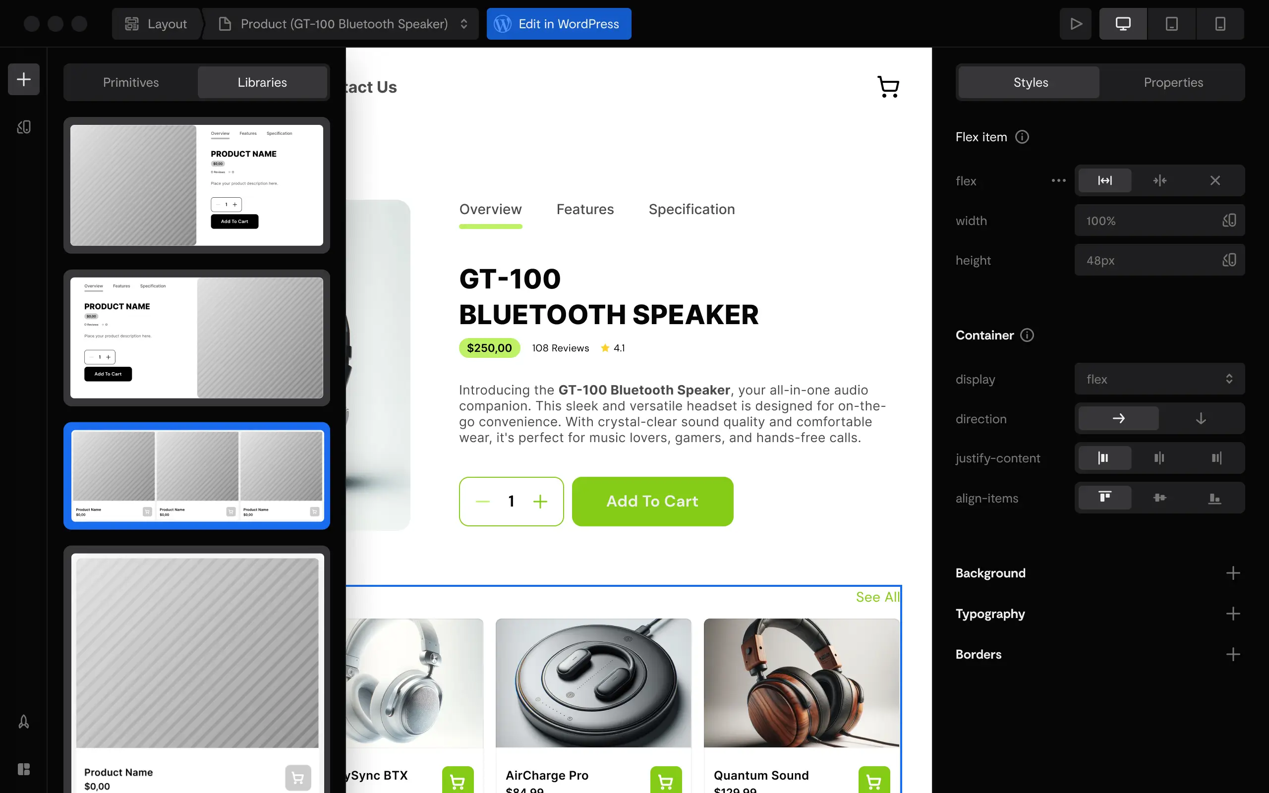 Clutch interface example image